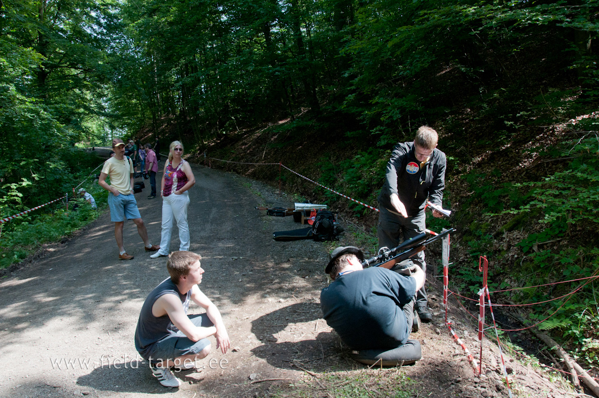 Shooting  - direction to the sun